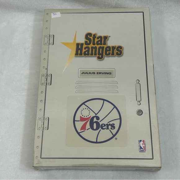 Vintage 90s Julius Erving Philadelphia 76ers NBA Locker Room StarHangers Jersey - Picture 2 of 11